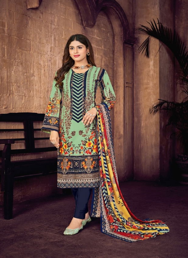 Fabulous Elaf New Fancy Casual Wear Cotton Printed Pakistani Dress Collection 